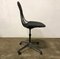 Vintage Black DKR and Dark Grey Upholstery Desk Chair by Charles & Ray Eames for Herman Miller, Image 3