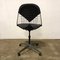 Vintage Black DKR and Dark Grey Upholstery Desk Chair by Charles & Ray Eames for Herman Miller, Imagen 5