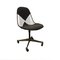 Vintage Black DKR and Dark Grey Upholstery Desk Chair by Charles & Ray Eames for Herman Miller, Immagine 1