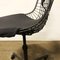 Vintage Black DKR and Dark Grey Upholstery Desk Chair by Charles & Ray Eames for Herman Miller, Image 9