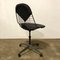 Vintage Black DKR and Dark Grey Upholstery Desk Chair by Charles & Ray Eames for Herman Miller, Image 4