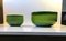Green Palet Snack and Salad Bowls by Michael Bang for Holmegaard, 1970s, Set of 2 2