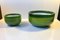 Green Palet Snack and Salad Bowls by Michael Bang for Holmegaard, 1970s, Set of 2, Image 1