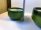 Green Palet Snack and Salad Bowls by Michael Bang for Holmegaard, 1970s, Set of 2 8