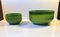 Green Palet Snack and Salad Bowls by Michael Bang for Holmegaard, 1970s, Set of 2 4