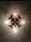 Lámpara de techo vintage de cristal de Murano, Imagen 6