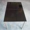 Extendable Aluminum and Black Tempered Glass Dining Table, 1990s, Image 6