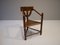 Mid-Century Swedish Carved Monk Chair, 1950s 4