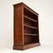 Antique Victorian Mahogany Open Bookcase 2