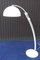 Vintage Adjustable White Metal and Plastic Arc Floor Lamp from Hustadt Leuchten, 1980s, Image 2