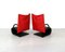Leather Zen Chairs by Claude Brisson for Ligne Roset, 1980s, Set of 2 3