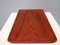 Solid Teak Tray from Karl Holmberg AB Sweden, 1950s 1