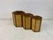 Rattan and Bamboo Planters, 1970s, Set of 3 3