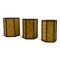Rattan and Bamboo Planters, 1970s, Set of 3 1