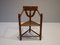 Mid-Century Swedish Carved Monk Chair, 1950s, Image 1