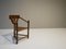 Mid-Century Swedish Carved Monk Chair, 1950s, Image 3