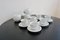 White Round Alföldi Szaturnusz Coffee Set by Horváth László & Ambrus Éva for Alföldi Porcelángyár, 1970s, Set of 17, Image 2