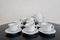 White Round Alföldi Szaturnusz Coffee Set by Horváth László & Ambrus Éva for Alföldi Porcelángyár, 1970s, Set of 17, Image 1