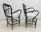 Mid-Century Chiavari Sofa and Chairs Set by Descalzi Gaetano for Desclazi, 1950s, Set of 3, Image 13