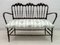 Canapé et Fauteuils Chiavari Mid-Century par Descalzi Gaetano pour Desclazi, 1950s, Set de 3 2