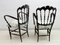 Mid-Century Chiavari Sofa and Chairs Set by Descalzi Gaetano for Desclazi, 1950s, Set of 3 12