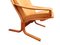 Leather Siesta Lounge Chair and Ottoman Set by Ingmar Relling for Westnofa, 1960s, Image 4