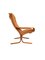 Leather Siesta Lounge Chair and Ottoman Set by Ingmar Relling for Westnofa, 1960s 3