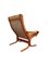 Leather Siesta Lounge Chair and Ottoman Set by Ingmar Relling for Westnofa, 1960s 2