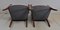 Set of Antique Directoire Light Walnut Lounge Chairs 24
