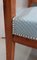 Set of Antique Directoire Light Walnut Lounge Chairs 15