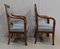 Antique Directoire Light Walnut Lounge Chairs, Set of 2 17