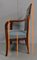 Antique Directoire Light Walnut Lounge Chairs, Set of 2, Image 23