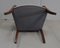 Set of Antique Directoire Light Walnut Lounge Chairs 25
