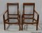 Set of Antique Directoire Light Walnut Lounge Chairs 27