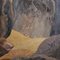 Pannello da parete artistico scuro con decorazione artistica Scagliola e cornice in legno laccato nero fatto a mano di Cupioli, Immagine 3