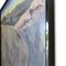 Pannello da parete artistico scuro con decorazione artistica Scagliola e cornice in legno laccato nero fatto a mano di Cupioli, Immagine 4