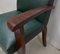 Beech Mahogany Bridge Armchairs, 1940s, Set of 2 9