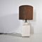 Travertine Marble Table Lamp, 1970s, Image 1