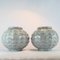 Art Deco Enameled Iron Vases, 1930s, Set of 2 1