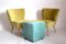 Fauteuils Ladies avec Repose-Pieds, 1960s, Set de 5 11