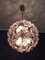 Vintage Italian Sputnik Pink Glass Ceiling Lamp, 1982 12