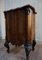 Italian Baroque Rococo Walnut Burl Nightstand, 1850s 6