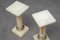 Colonnes Antiques Victoriennes en Marbre Blanc, Set de 2 6