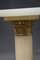 Antike viktorianische Säulen aus weißem Marmor, 2er Set 10