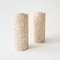 Terrazzo Candleholders 2.0 with Silver Candle Cups by Gilli Kuchik & Ran Amitai 1
