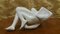 Art Deco Ceramic Sculpture Nude Sitting Woman, 1940s, Image 4