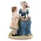 Large Sculpture in Glazed Ceramic Mother with Daughter from PAL, Spain, 1980s, Image 1