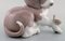 Figure in Glazed Porcelain Puppy and Snail from Lladro, Spain, 1980s 5