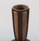 Art Deco Candleholder in Patinated Bronze from Vendor, Denmark, 1940s 3