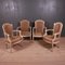 French Painted Salon Chairs, 1780s, Set of 4 1